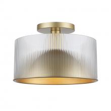  16242 AG - 2 - Light Quartz Serenade Semi-Flush Mount